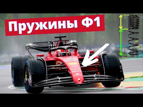 Видео: Хитрая подвеска Формулы 1 - Как команды используют двухступенчатые пружины вместо активной подвески?