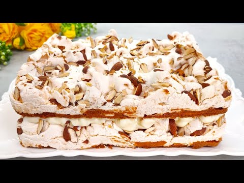 Видео: Знаменитый норвежский пирог, который тает во рту. Невероятно вкусный торт.