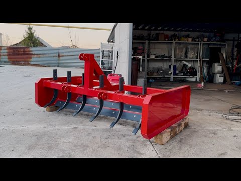 Видео: Land Plane/Скрепер/Грейдер на японский минитрактор Yanmar AF-24