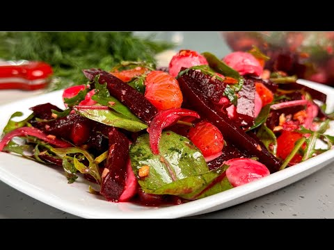 Видео: Съедается за минуту! Ну очень вкусный САЛАТ из обычной свеклы всего за 5 минут!