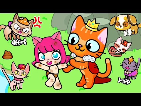 Видео: МЕНЯ УДОЧЕРИЛИ КОТЫ в Аватар Ворлд | Toca Life World