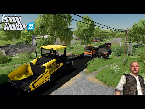 Видео: ОТРЕМОНТИРОВАЛ ДОРОГУ В ДЕРЕВНЕ! FARMING SIMULATOR 22