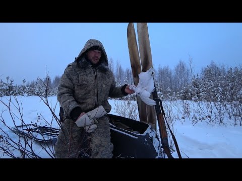 Видео: УДАЧА!!!Охота на куропатку зимой с подхода.
