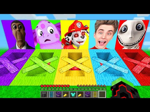 Видео: ВЫБЕРИ ПРАВИЛЬНЫЙ ЗАКРЫТЫЙ ПОДВАЛ В МАЙНКРАФТ ЗОМБАК