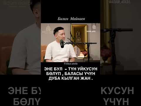 Видео: БИЛИМ МАЙНАЕВ ( ЭНЕ ЖӨНҮНДӨ УК !!! ) 