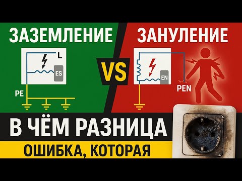 Видео: Заземление и зануление — в чём разница? Просто о сложном