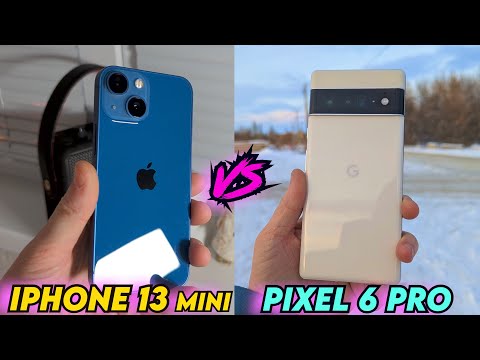 Видео: IPhone 13 mini vs Pixel 6 Pro | Тест камер