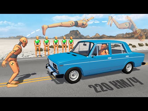 Видео: ПРЫЖОК ВЕРЫ! ПЕРЕПРЫГНУЛ МАШИНУ НА БОЛЬШОЙ СКОРОСТИ | BeamNG.drive
