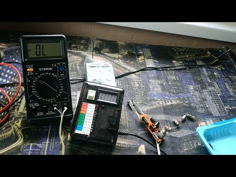 Видео: Приставка к мультиметру DT890B внутрисхемный ESR метр на одном транзисторе.