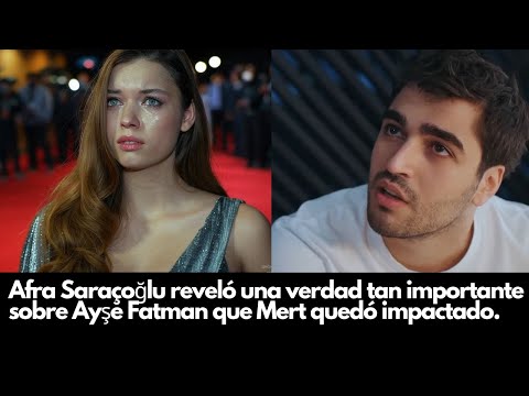 Видео: Афра Сарачоглу раскрыла такую ​​важную правду об Айше Фатман, что Мерт был шокирован.