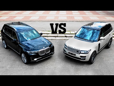 Видео: BMW X7 против Range Rover - супер тест!