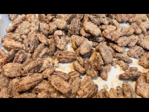 Видео: Сахарные пряные орехи пекан