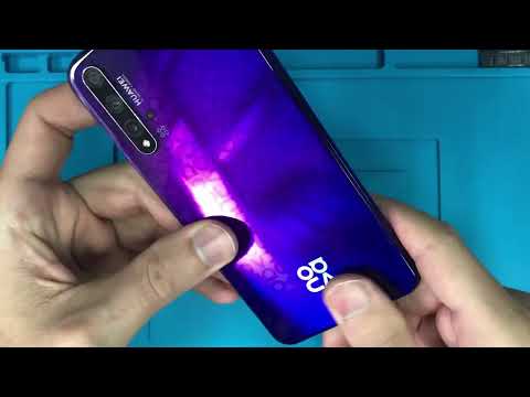 Видео: Huawei Nova 5T замена дисплея разбор YAL-L21