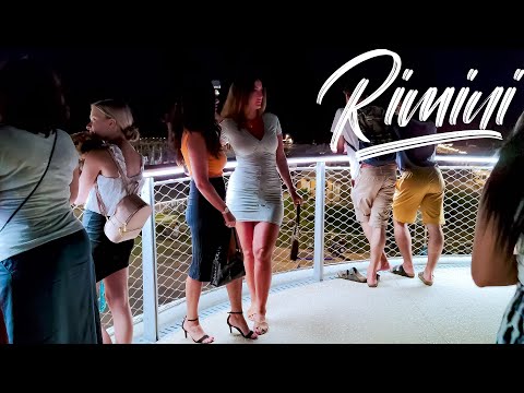 Видео: НУ ЧТО ГОТОВЫ? НОЧНОЙ ЖАРКИЙ РИМИНИ. ИТАЛИЯ. Прогулка по городу. Стритстайл.