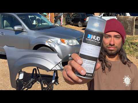 Видео: Как покрасить любую панель кузова с помощью баллончика-гремушки (краски-спрея)