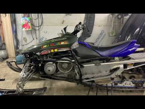 Видео: Самодельный снегоход Ямаха с двигателем 1 kr-fe наконец то испытание))))) шок от результата))))