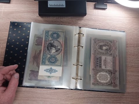 Видео: Коллекция банкнот Венгрии - часть 1 - Hungary banknotes collection