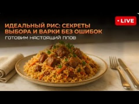 Видео: Запись эфира «Идеальный рис: секреты выбора и варки без ошибок. Готовим настоящий плов!»