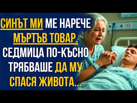 Видео: Синът ми ме нарече мъртъв товар. Седмица по-късно трябваше да му спася живота.