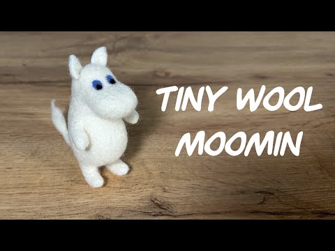 Видео: Cozy Wool Magic ✨ My Tiny Moomin You’ll Fall in Love With 💛 Казка в долонях #woolart #tinyworld #diy