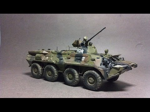 Видео: БТР-80A (Trumpeter) Часть 5