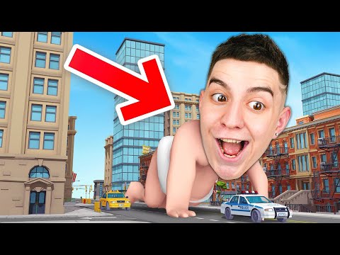 Видео: Я СТАЛ ОГРОМНЫМ РЕБЕНКОМ ! **СЪЕЛ ГОРОД** ЧЕЛЛЕНДЖ