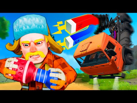 Видео: ОГРОМНЫЙ МАГНИТНЫЙ ДВИГАТЕЛЬ! | Scrap Mechanic