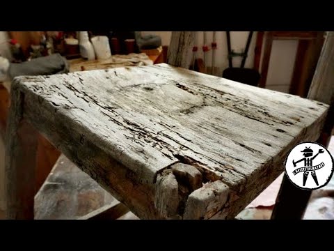 Видео: консервативная реставрация (стул для выставления в витрине)