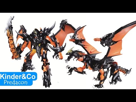Видео: Игрушка трансформер Прайм. Prime Predaking Beast Hunters Hasboro