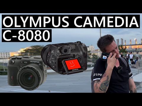 Видео: Гуляем и снимаем OLYMPUS CAMEDIA C-8080 из 2004 года #olympus