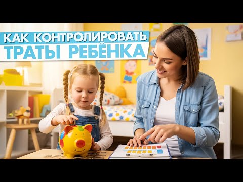Видео: Как КОНТРОЛИРОВАТЬ ТРАТЫ Ребенка: банковская карта, карманные деньги