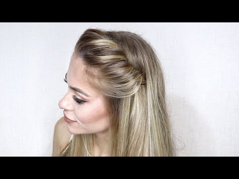 Видео: КАК КРАСИВО И ОБЪЕМНО УБРАТЬ ВОЛОСЫ ОТ ЛИЦА ЗА 1 МИНУТУ? | 1 MINUTE EASY SIDE PUFF HAIRSTYLE