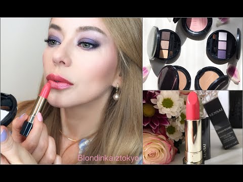 Видео: Летний макияж 💄/декоративная косметика / Kanebo Sensai / бронзер *тени* помады* румяна *хайлайтер*