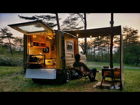 Видео: Одиночный лагерь на плато в окружении птичьих голосов. Дровяной печью. Расслабляющая природа ASMR