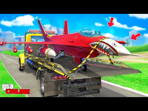 Видео: УГНАЛ СУПЕР-ИСТРЕБИТЕЛЬ В ГОРОДЕ! БИТВА ЭВАКУАТОРОВ В ГТА 5 ОНЛАЙН | НАШЕЛ 3 ТАЧКИ