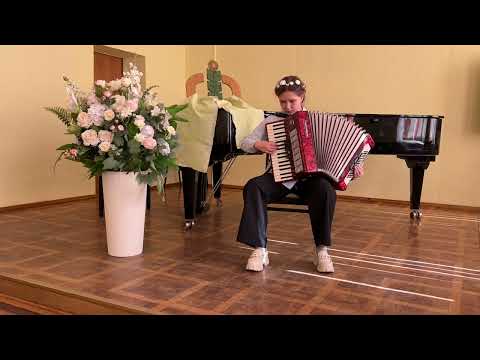 Видео: Даранчук Ульяна. БНП «Ой, каля сада рэчанька». Апрацоўка А.Матавiцкай.