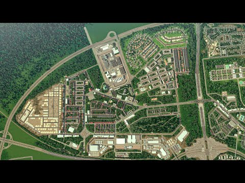 Видео: ОЧЕНЬ УНИКАЛЬНЫЙ РАЙОН! ЖД, ФАБРИКА, ОСОБНЯКИ В Cities Skylines Nurburg #5