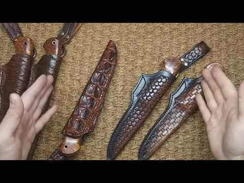 Видео: Долгостройный проект охотничих ножей в премиум материалах.