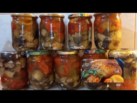 Видео: КРУТИЙ РЕЦЕПТ БАКЛАЖАНІВ З БОЛГАРСЬКИМ ПЕРЦЕМ. 🍆🍆🍆 ПРОГУЛЯНКА І РУМ'ЯНА КУРОЧКА. 😋❤