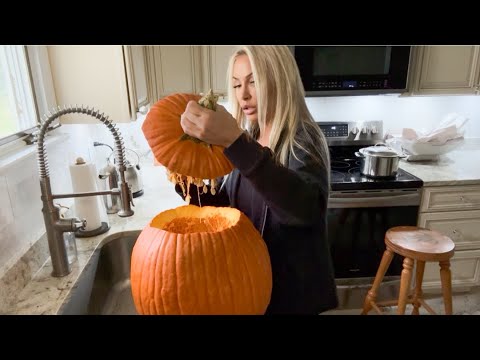 Видео: Пирог на ужин, тыква превратилась в подсвечник.