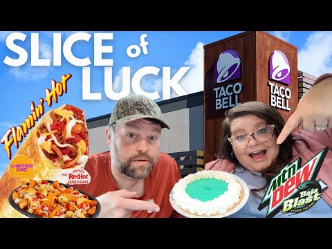 Видео: Обзор пирога Taco Bell Baja Blast | Буррито с сыром на гриле Flamin' Hot Grilled Cheese и картофе...