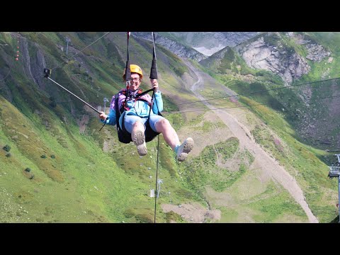 Видео: 3.3 Красная поляна/зиплайн/Роза Хутор