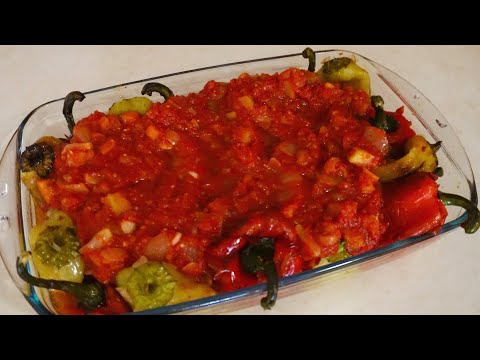 Видео: Много вкусно! Пържени чушки с доматен сос!