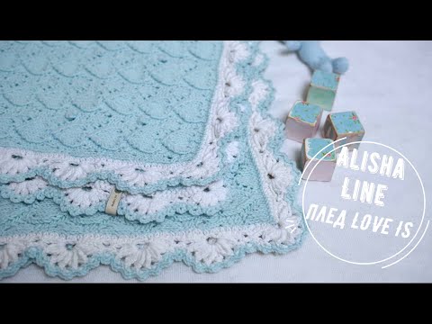 Видео: Детский ВЯЗАНЫЙ ПЛЕД Love is. Мастер-класс по вязанию пледа спицами