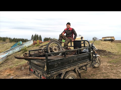 Видео: В путь за металлом. Заброшенные поля Сибири.