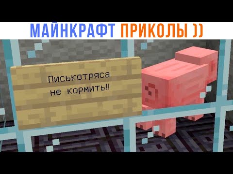 Видео: ПХАХАХА ))) Приколы из Майнкрафт | Мемозг 1392