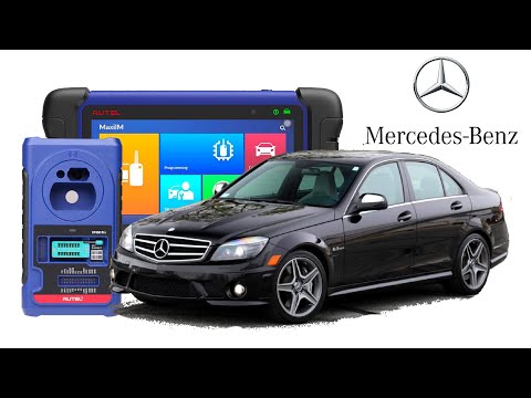 Видео: Как прописать ключ на Mercedes C 250- W204 2012/ Add key Mercedes C 250- W204/ Autel IM508- XP400Pro