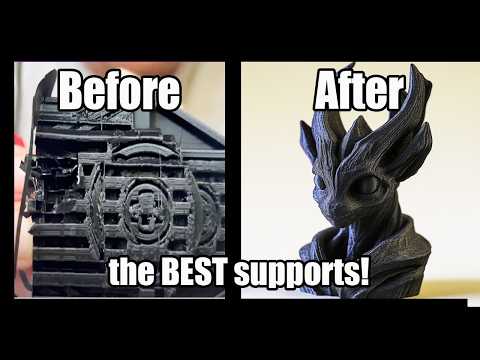 Видео: Руководство для учителя по идеальным настройкам поддержки Cura — как легко удалить поддержки!