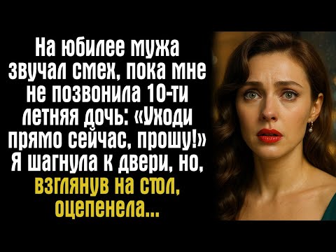 Видео: На юбилее мужа звучал смех, пока мне не позвонила 10-ти летняя дочь: «Уходи прямо сейчас, прошу!»
