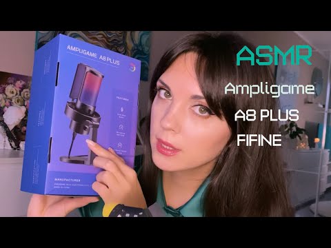 Видео: АСМР/ASMR Обзор и тест  микрофона Fifine Ampligame A8 Plus/ Триггеры и звук рта